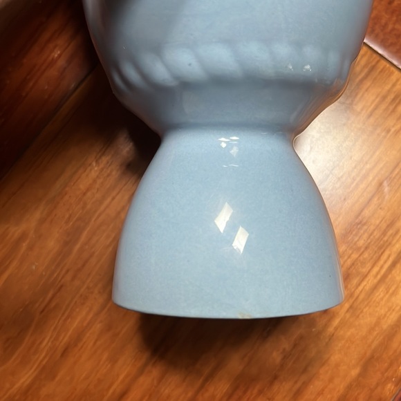 Vintage Homer Laughlin Kraft Blue Double Egg Cup Depression Era, Hard-to-Find - Picture 6 of 7